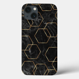 Estuche para iPhone para Funda negro y dorado