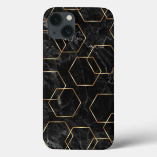 Estuche para iPhone para Funda negro y dorado