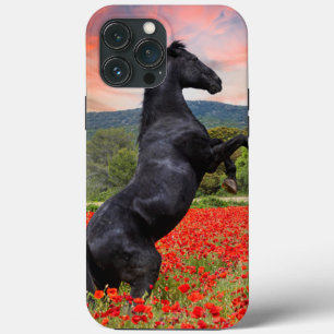 Estuche para iPhone para Funda y amapola de campo