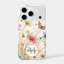 Estuche para iPhone personalizado de flor de estre