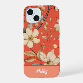 Estuche para iPhone Red Mango Spring Wild Flower