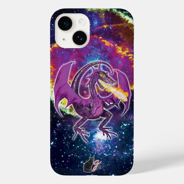 Estuche para iPhone Tourmaline Cosmic Dragon Funda (Reverso )