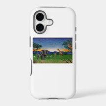 Estuche para teléfono "African Sunset"