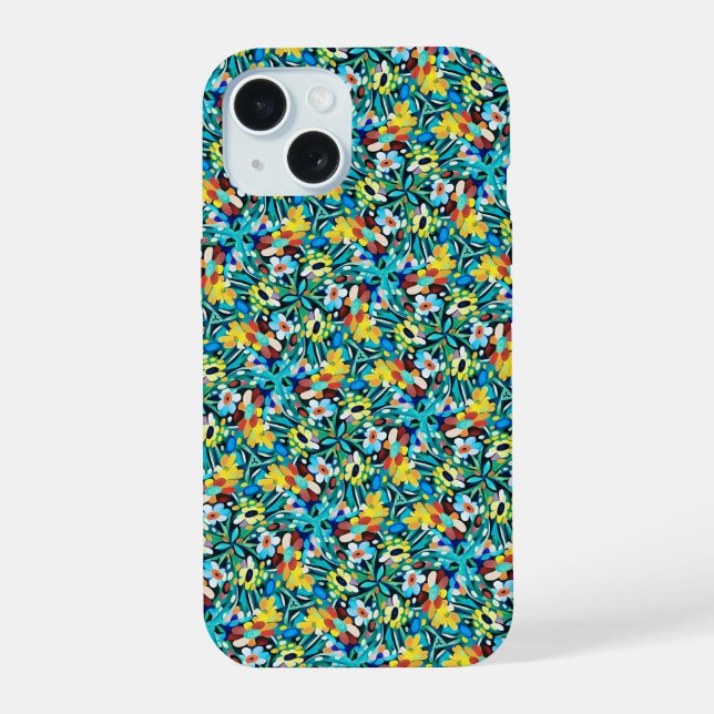 Estuche Petal Fiesta Pattern iPhone / iPad (Reverso )