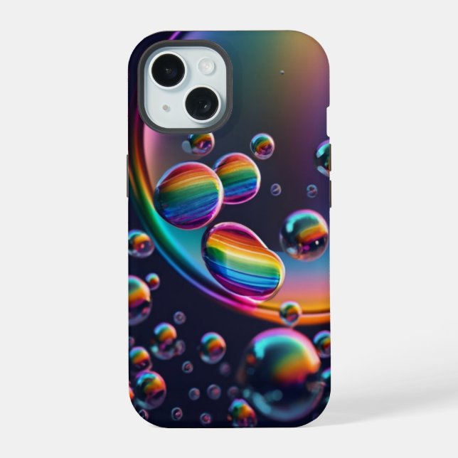 Estuche Rainbow Droplet iPhone (Reverso )