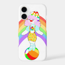 Estuche Rainbow Mushroom Clown Chica para iPhone /