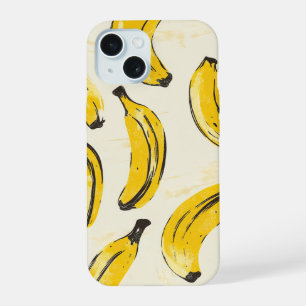 Estuche Retro Banana para iPhone