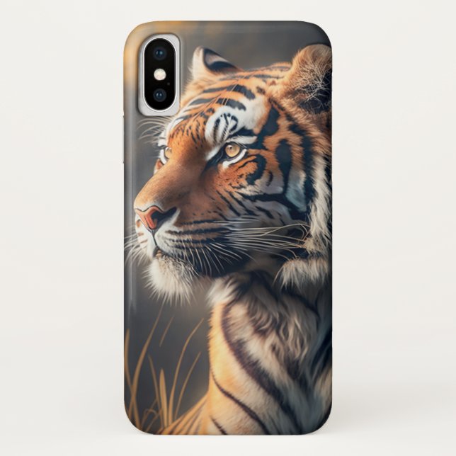 Estuche Tigre en la Naturaleza para teléfono Funda (Reverso)