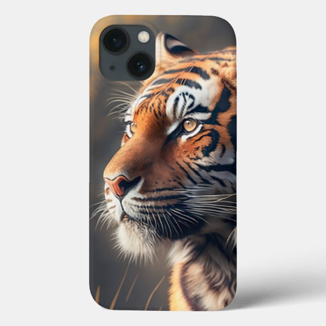 Estuche Tigre en la Naturaleza para teléfono Funda (Reverso)