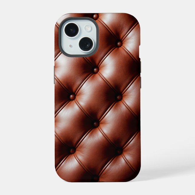Estuche Tufted Elegance para iPhone / iPad (Reverso )