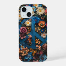 Estuche Vintage Floral Peace para teléfono