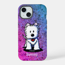 Estuche Westie Heartbeat Phone