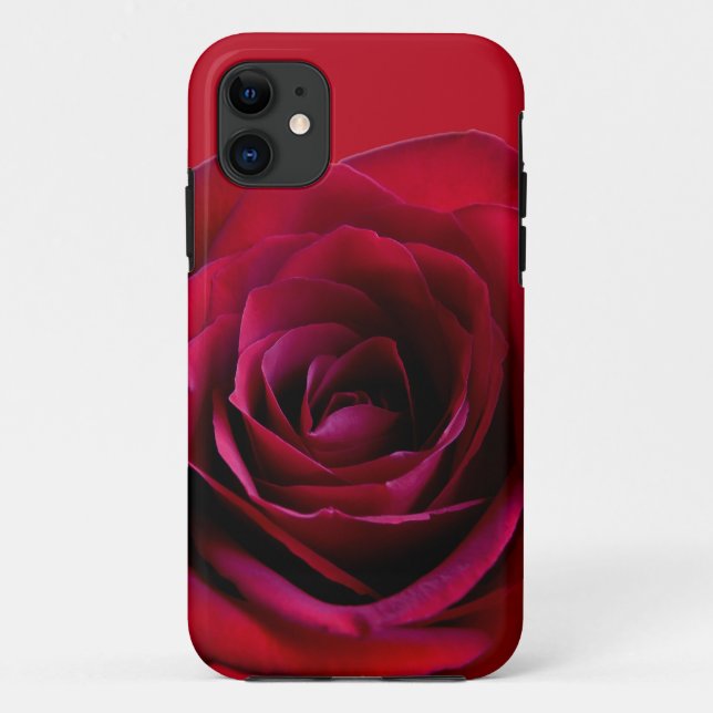 Estuches para iPhone de Fundas Red Rose 5 para iPh (Reverso)