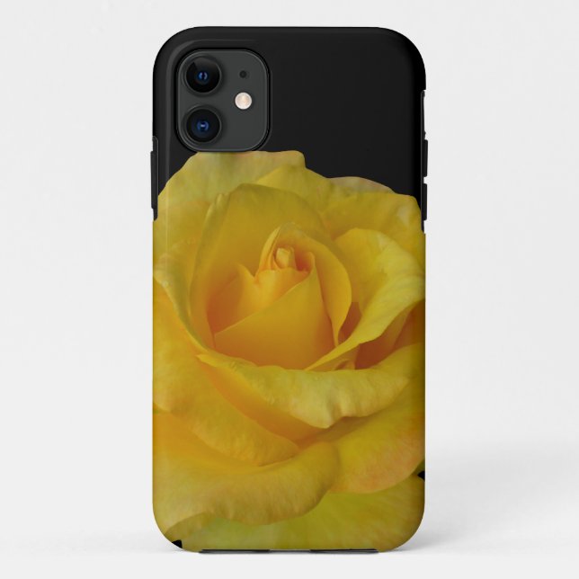 Estuches para iPhone de rosa amarillo 5 Fundas Ros (Reverso)