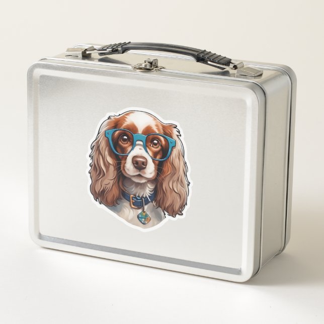 Estudiante de estudio de gafas divertidas de porci (Anverso)