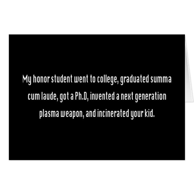 Estudiante de honor (Anverso (Horizontal))