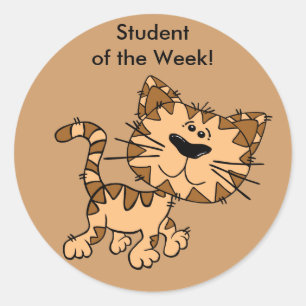 Estudiante de los pegatinas de la semana - el
