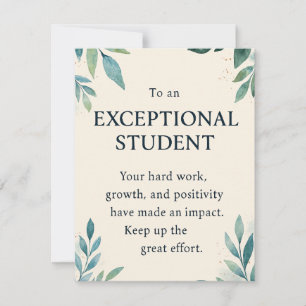 Estudiante excepcional - Enseñanza Inspiradora