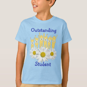Estudiante sobresaliente - Camiseta Daisy Blooms