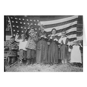 Estudiantes de St. Rita en Cincinnati 1918