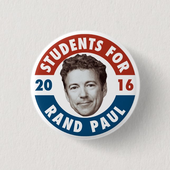 Estudiantes para el rand Paul - botón de la (Anverso)