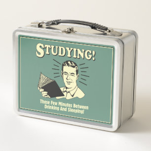 Estudiar: Beber y dormir