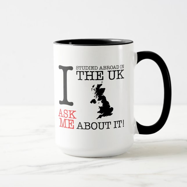 ¡Estudié en el extranjero en la taza BRITÁNICA! (Derecha)