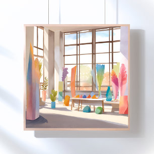 Estudio de Arte Abstracto   Acuarela Aireada Brill