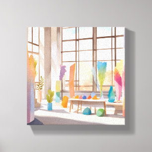 Estudio de Arte Abstracto   Acuarela luminosa y ai