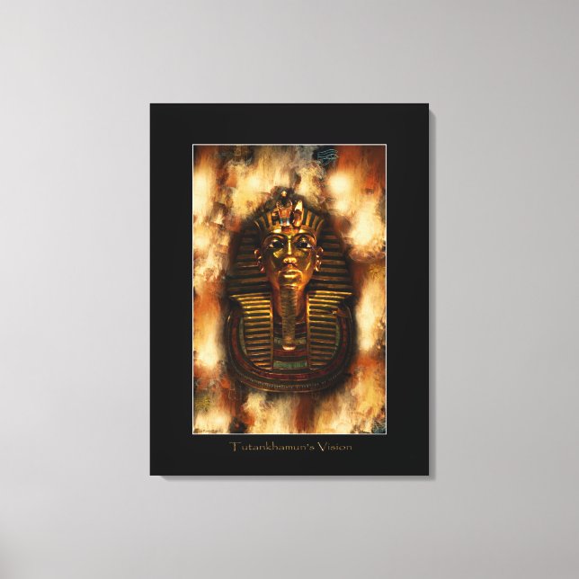 Estudio de arte II del faraón egipcio Tutankhamen (Anverso)