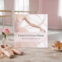 Estudio de Baile Bailarina Rosa Pastel Redes Socia