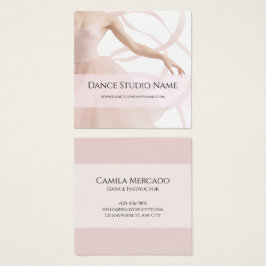 Estudio de Baile Bailarina Rosa Pastel Redes Socia