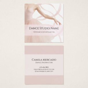 Estudio de Baile Bailarina Rosa Pastel Redes Socia