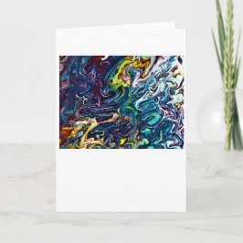 Estudio de color abstracto 155, Tarjeta