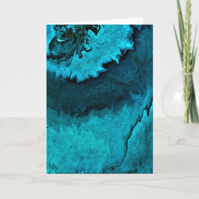 Estudio de color abstracto 21, tarjeta (Anverso)