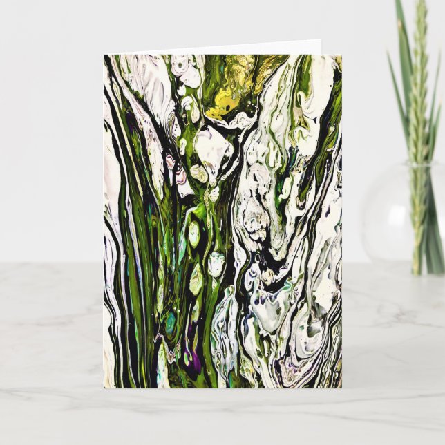 Estudio de color abstracto 26, tarjeta (Anverso)