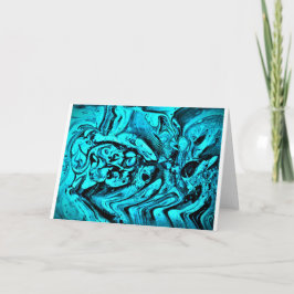 Estudio de color abstracto 27, tarjeta