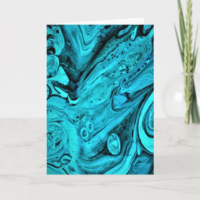 Estudio de color abstracto 28, tarjeta (Anverso)