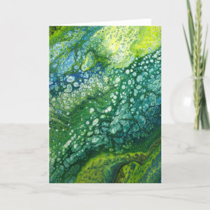 Estudio de color abstracto 307, tarjeta