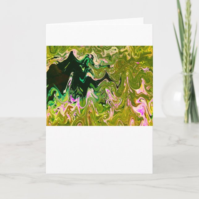 Estudio de Color Abstracto 493, Tarjeta (Anverso)