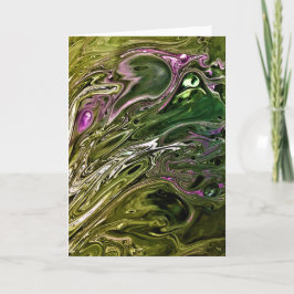 Estudio de color abstracto 500, tarjeta