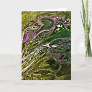 Estudio de color abstracto 500, tarjeta