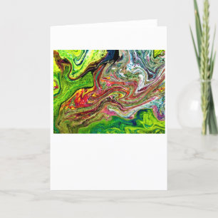 Estudio de color abstracto 52, tarjeta