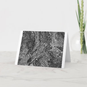 Estudio de color abstracto 53 / Noir, tarjeta