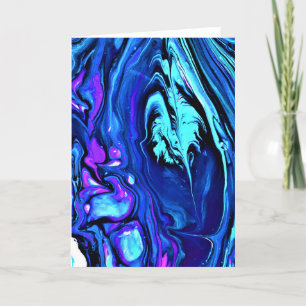 Estudio de color abstracto 55, tarjeta