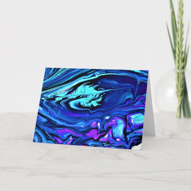 Estudio de color abstracto 55, tarjeta (Anverso)