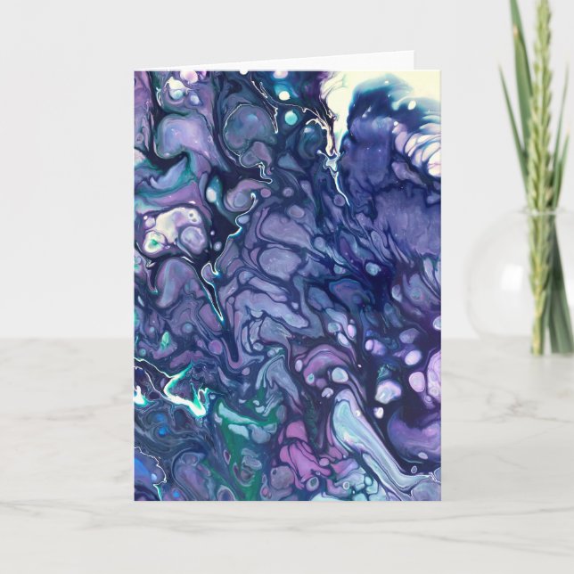 Estudio de color abstracto 81, tarjeta (Anverso)