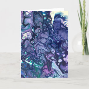 Estudio de color abstracto 81, tarjeta