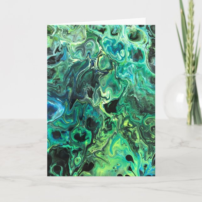 Estudio de color abstracto 82, tarjeta (Anverso)