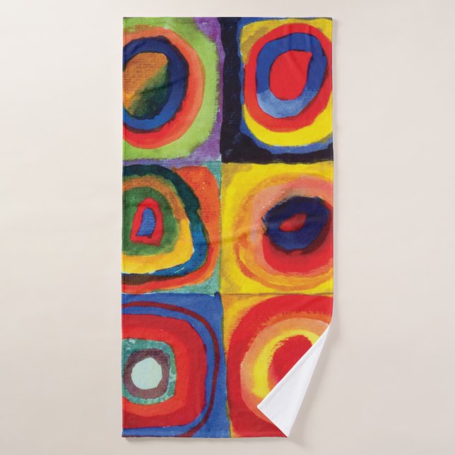 Estudio de color de Wassily Kandinsky (Toalla de baño)
